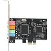 Dpofirs Scheda Audio Stereo PCI-E 5.1, Scheda Audio Desktop, Hardware di Conversione del Segnale Audio Desktop Stereo a 6 Canali con CD Driver, Chip Audio Multicanale CMI8738 5.1, Adatto per Home Theater, Ecc