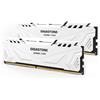 Gigastone 【RAM DDR4】GIGASTONE Game PRO Kit 32GB (2x16GB) DDR4 3200MHz PC4-25600 CL16-18-18-40 Memoria per Desktop Gaming - Intel XMP 2.0 / AMD Ryzen, 1.35V UDIMM 288-pin, Non bufferizzato Non-ECC RAM (Bianca)
