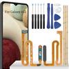 YHX-OU Fingerprint Sensor - Cavo Flessibile per Samsung Galaxy A12 SM-A125F, SM-A125M, SM-A125U Button Player Power Flex Cable sensore di Impronte digitali Digitale di Ricambio + Strumento