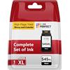 CARTRIGO Cartuccia 545XL Nero di Ricambio per Cartuccia Canon 545 Cartuccia Inchiostro 545 per Pixma MG2500 MG2950 MG2550S MX495 TR4550 TR4551 TS3150 TS3151 MG2450 (Nero, 1-Pack)
