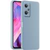 HULLIN Custodia per Telefono in Silicone Colorato, Adatta per Realme GT2 / GT Neo2 / GT Neo 3T (6.62) - Blu fumo