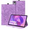 Auslbin Cover per Lenovo Idea Tab 11 Tablet 2025 Custodia, Pelle Goffrata Farfalla PU con Funzione di Supporto, Flip Tab Cover per Lenovo Idea Tab 11, Viola