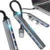 Retoo Splitter USB HUB a 7 porte, 7 x USB 2.0, 1 x USB 3.0, splitter multimaschio, splitter per Surface, Dell, Thinkpad, chiavetta USB, Mobile HDD, PC desktop