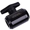 Alphacool 17142 Eiszapfen 2-Way Ball Valve G1/4 - Deep Black WaterCooling Raccordi