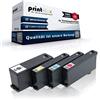 Print-Klex 4x Cartucce di Inchiostro Compatibili per Lexmark S400 Series S500 Series S600 Series S800 Series Genesis S815 Genesis S816 Impact S301 Sparset ( Nero+Ciano+Magenta+Yellow ) 100 XL 100XL