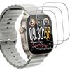 Vanrain Vetro Temperato per Realme Watch 5, 3 Pezzi Pellicola Protezione Schermo, Durezza 9H HD Definizione Anti Graffio Niente Bolle