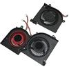 ASHATA Ventola di Raffreddamento CPU GPU per MSI Gs65 MS 16Q2 per CPU 16q2 CW per GPU 16q2 CW, Sostituzione Ventola di Raffreddamento GPU Laptop, Dispositivo di Raffreddamento GPU CPU Laptop(CPU+GPU)