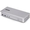 StarTech.com Docking Station USB4 per Doppio Monitor, due HDMI 4K 120Hz o singolo 8K60Hz, ricarica laptop 100W, 2,5 Gb, dock multi-monitor USB-C, senza driver [155UE-USB4-DOCK]