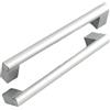 MOQLKZPYI Maniglie per armadi Aluminium Edge Pull, Maniglie for armadietti e cassetti in lega di alluminio, distanza dei fori multicolore, 128-800 mm, confezione da 2(Aluminium,Hole distance 800mm)