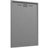 Parama Piatto Doccia 80x120 Grigio Effetto Pietra Mod. Spanios Rettangolare in Vetroresina SMC Riducibile Piletta Inclusa e Cover In Tono Parama