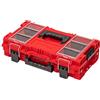 QBRICK SYSTEM Cassetta Attrezzi Vuota Porta PRIME RED Ultra HD Rosso 570 x 340 x 160 mm