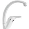 Nobili Miscelatore Nobili Mistral Junior MJ16113BC Lavello Cucina Bianco e Cromo