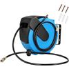 Monzana Avvolgitubo ad Aria Compressa Tubo 20m Attacco 1/4' Supporto a Parete Rotante 180° Bobina