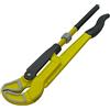 Aerzetix - Chiave per tubo 1'' a 45° 325mm - chiave per tubi idraulici - strumento idraulico - DIN 5234 - in acciaio/CR-V/ - C51132