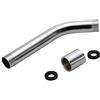 Ejoyous Tubo di Prolunga per Braccio Doccia 20 Cm, Filettatura G1/2 Braccio Doccia in Acciaio Inossidabile Braccio per Soffione Doccia a Parete per Soffione Doccia a Soffitto Bagno