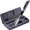 Drhomeam Smart Saldatore Kit CNC Lega di Alluminio + Silicone HS-02 Mobile Workbench Storage Box, con Tipo-C Ricarica, Controllo della Temperatura, Schermo a Colori IPS ad Alta Definizione (HS-02A alto)