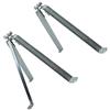 DSO Montaggio a parete/supporto per palo in acciaio di alta qualità 40 cm - Fissaggio per palo o barra max. 60 mm in acciaio zincato per antenne (satellite, radio DVB-T2, LTE) ombrellone, vela