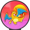 TEKNOFUN POKÉMON - Decorazione luminosa CHARIZARD SUNSET - 20 cm - USB-C