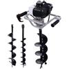 SCHEPPACH Mototrivella a scoppio 52cc 1,97cv 3 eliche incluse BAG2000-BE scheppach black