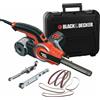 Black+Decker KA902EK-QS Lima Elettrica a Nastro con Filo 400W Accessori Valigia