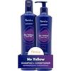 Fanola Wonder No Yellow, Shampo tonalizzante anti-giallo per Capelli Biondi, Decolorati e Bianchi, 350 ml + Fanola Wonder No Yellow Maschera Antigiallo per Capelli Biondi, Decolorati e Bianchi, 350 ml