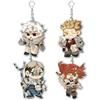 JUSONGKWCP 4 Gachiakuts Portachiavi Anime Figure Columbina Cosplay Carino Ciondolo Gachiakuts Acrilico Keychain