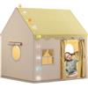Generico Casetta Stanza Dei Giochi Bambini Interno Casa Giochi Grande Spaziosa Base Montaggio Facile Materiale Resitente Per Cameretta Lettura Gioco Imaginativo Da Gioco Per Interni