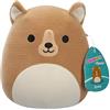 Squishmallows Squisharoys - Greta l'orso Grizzly, 19 cm, peluche ufficiale Jazwares, super morbido, modello raro 2024