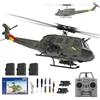 Meiurlex RC ERA C032 UH-1 Huey RC Elicottero per adulti, 1/48 2,4G 6 canali giroscopio telecomandato stabilizzato a 6 canali con ritenzione di altezza e ottico, One Key Start/Atterraggio