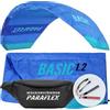 Wolkenstürmer Paraflex Basic 1.2 tappeto volante, Blu - kite a 2 linee per principianti