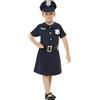 Funidelia | Costume poliziotta per Bambina Taglia 10-12 Anni Poliziotto, Agente di Polizia, FBI, Professioni - Azzurro/Blu
