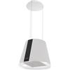 Silverline Cappa a Isola Silverline 4386.5.733.04, 50 cm, Bianca, Capacità 659 m3, 3 velocità, controllo touch, rumorosità max 65 db(A), illuminazione a LED 2x2,1W, indicatore di pulizia, telecomando