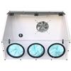 Generic Polvere elettrica lucidatrice, completamente chiusa, lucidatrice da tavolo con luce a LED e ventilatore per l'uso con macchine lucidatrici