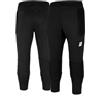 Pantaloni pinocchietti Portiere UOMO Reusch Nero 3/4 pants poliestere