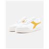 Diadora Scarpe Sneakers UOMO Diadora KICK SL Bianco Giallo Sportswear T3