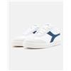 Diadora Scarpe Sneakers UOMO Diadora KICK SL Bianco Blue Marinaio Sportswear T3