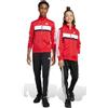 adidas Tuta Intera Completa Ragazzi Unisex Adidas Essentials 3-Stripes Tiberio Rosso