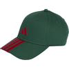 Adidas Cappello Berretto Verde Cotone 3-Stripes New Logo Regolabile dal back