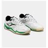 Joma Scarpe Calcio Futsal Sala Joma Top Flex 2502 Ultimate Elite Bianco Vera pelle
