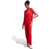 adidas Tuta Intera Completa DONNA Adidas Basic 3-Stripes W Rosso Bianco Tempo Libero