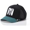 Goorin Bros Cappello Berretto Verde Nero FRENCHIE TRUCKER Bulldog
