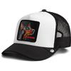 Goorin Bros Cappello Berretto BEWARE TRUCKER Nero Bianco