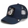 Goorin Bros Cappello Berretto Blu LONE WOLF TRUCKER Unisex Lifestyle