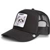 Goorin Bros Cappello Berretto 57% POLYESTER, 43% COTTON Nero Unisex Regolabile