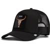 Goorin Bros Cappello Berretto Nero Unisex DEAD SKULL TRUCKER Regolabile