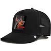 Goorin Bros Cappello Berretto Nero BEWARE DOBERMAN TRUCKER