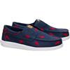 Scarpe Sneakers Casual UOMO Hey Dude Mocassini Wally cru embroidered Blu Canvas