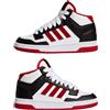 adidas Scarpe Sneakers Ragazzi Unisex Adidas Hoops Mid J Bianco Sportswear