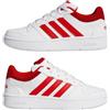 adidas Scarpe Sneakers Bambini ragazzi Donna Adidas Hoops Classic Junior Bianco Rosso