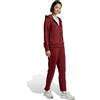 adidas Tuta Intera Completa DONNA Adidas Linear Hoodie W Rosso poliestere riciclato
